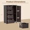 Modern MDF Storage Cabinet with 4 Drawers and Adjustable Shelf Ideal for Bathroom or Bedroom